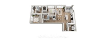 a floor plan of the villas at houston levee west apartments