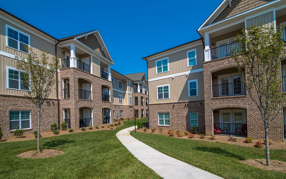 External Apartment View at Millis and Main at Grandover, North Carolina, 27282