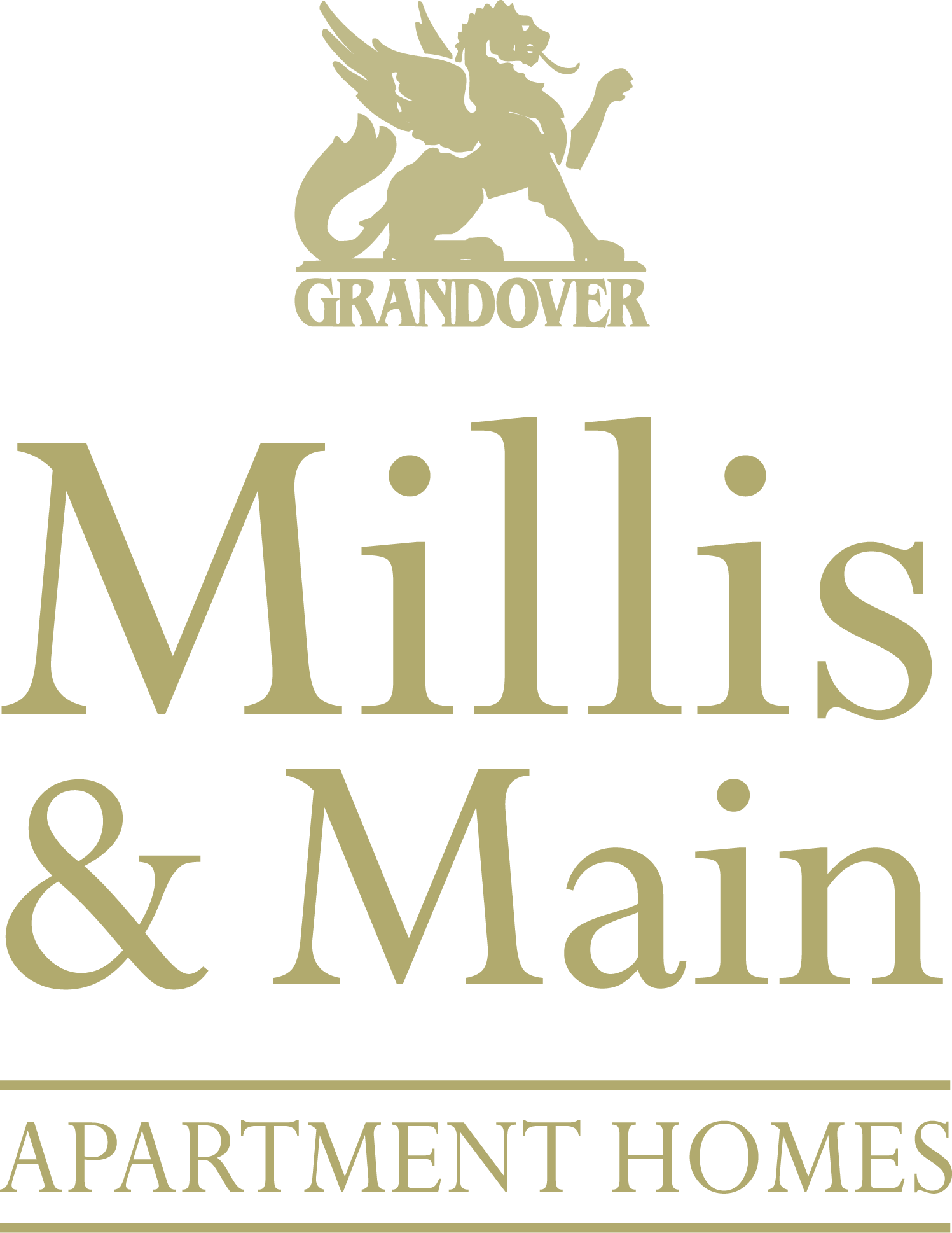 the logo or sign for the apartment home
