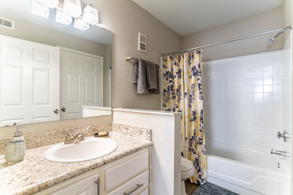 Bathroom at Mission Club Apartments in Orlando, FL