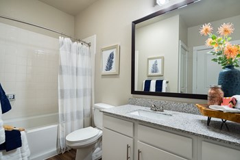 Bathroom at Hawthorne at Blanco Riverwalk in San Marcos, TX