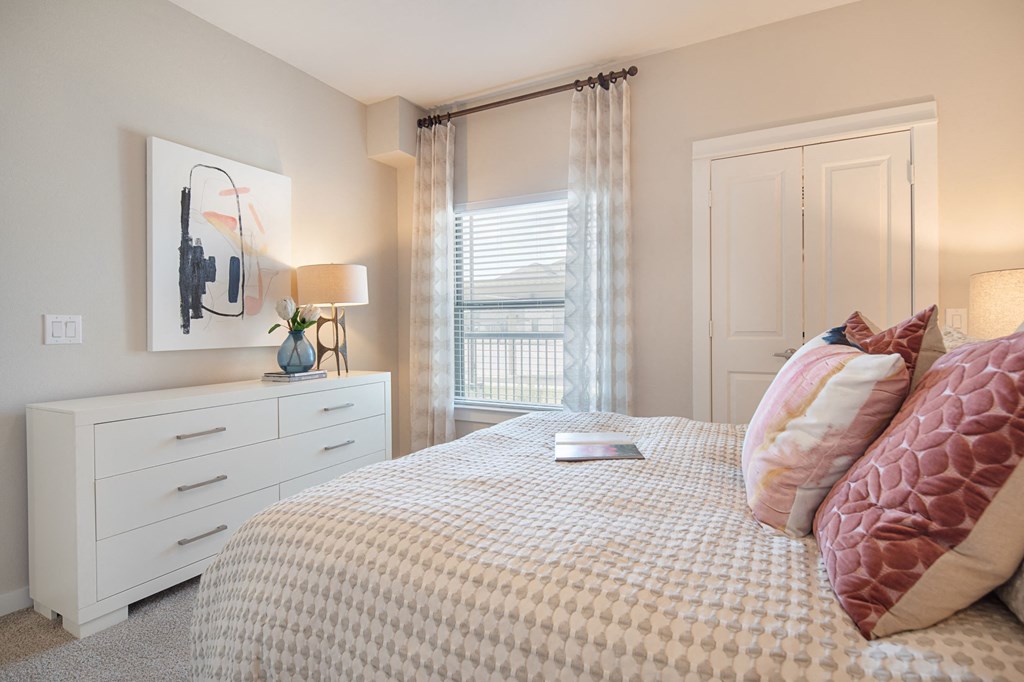 Bedroom at Hawthorne at Blanco Riverwalk in San Marcos, TX