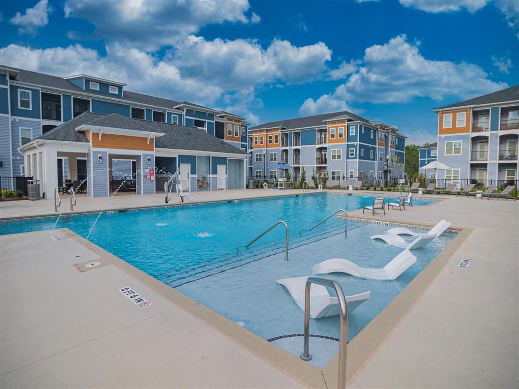 Amenities Hawthorne at Pine Forest's Saltwater Swimming Pool with Expansive Sundeck