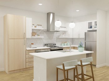 Kitchen Rendering for Hawthorne at Oleander in Wilmington, NC