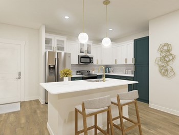 Kitchen Rendering for Hawthorne at Oleander in Wilmington, NC
