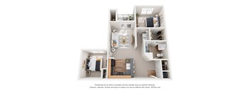 the outlook floor plan of 1190 sq ft