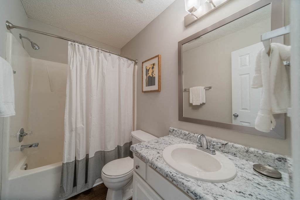 Enjoy spacious bathrooms with space for all your needs at Haven at RTP