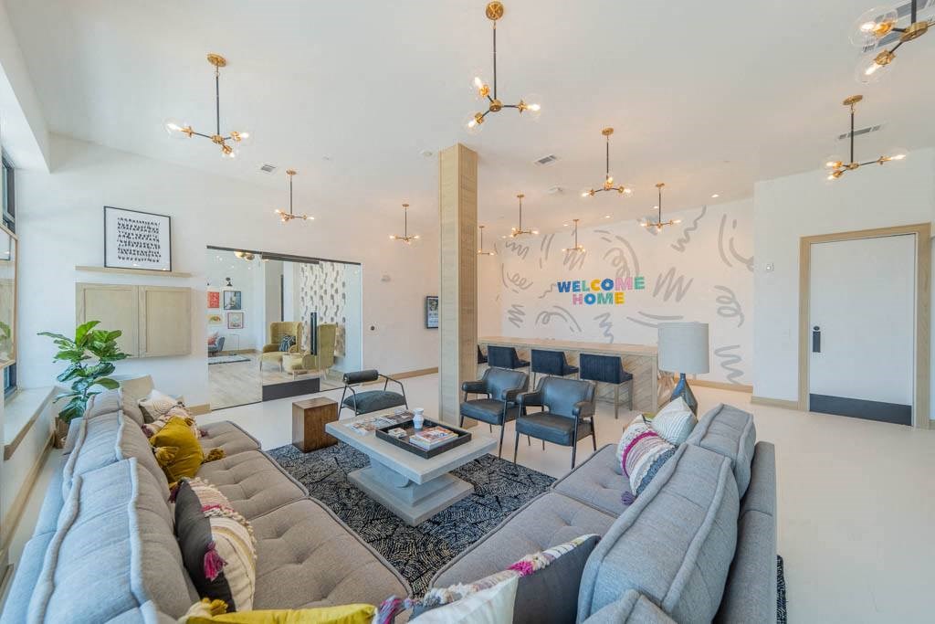 Resident Lounge at UHill Apartments in Durham, NC