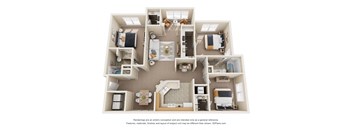 a floor plan is shown in this illustration