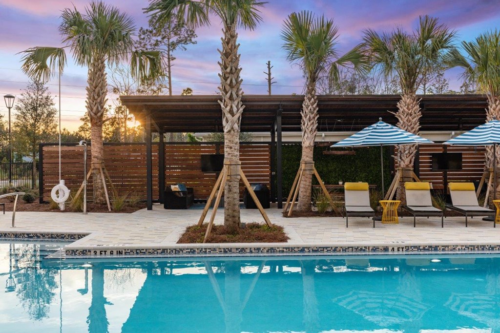 the pool at the flamingo resort and spa