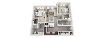 a floor plan of a apartments