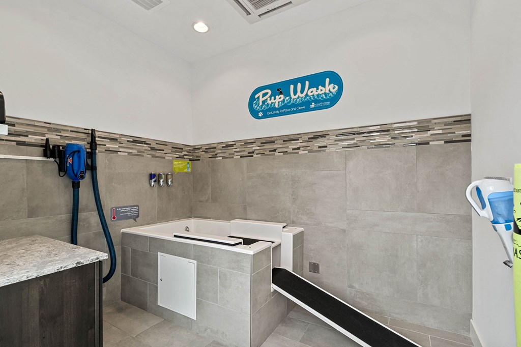 Pup Wash at Hawthorne at the Glen in Concord, NC