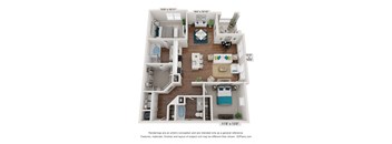 bedroom floor plan | the edge at 450