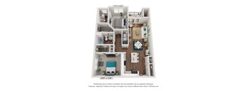 bedroom floor plan | the edge at 450
