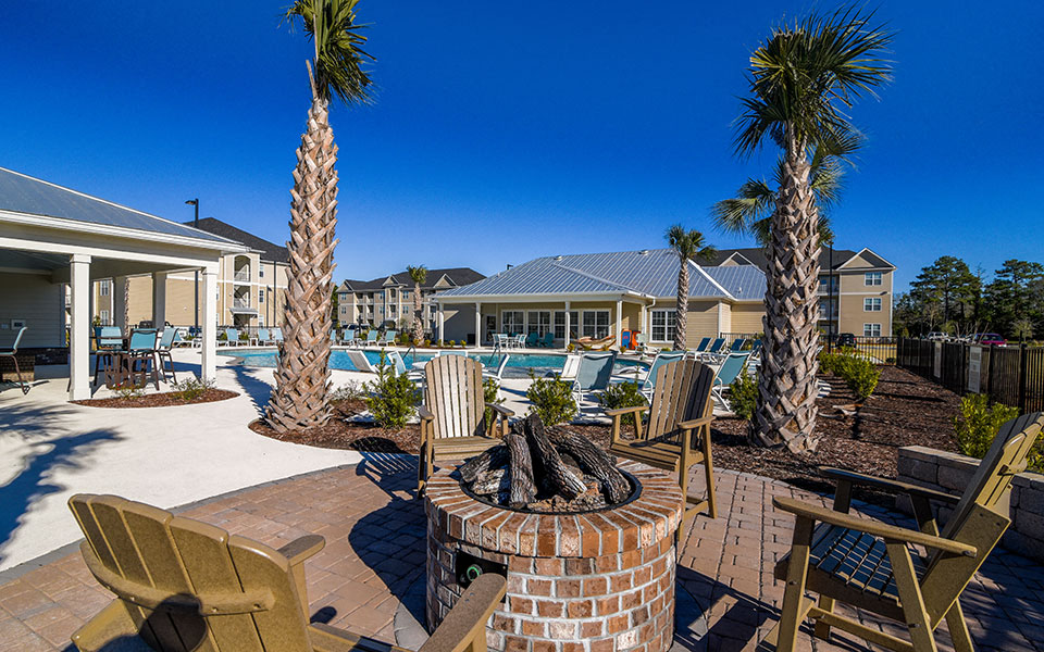 Outdoor Fire Pit at Stephens Pointe, Wilmington, 28411