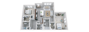 bedroom floor plan an opens up concept in this design