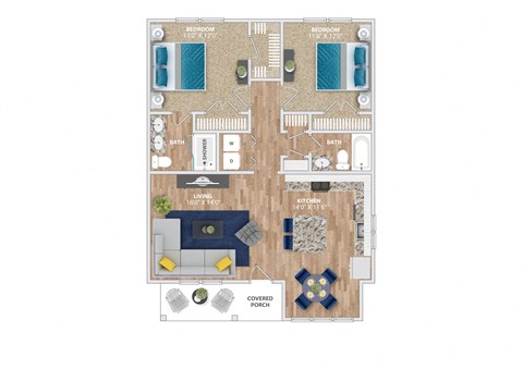 a floor plan of our apartments