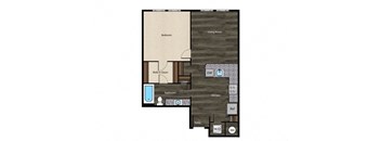 two bedroom floor plan  the residences at sawmill estates