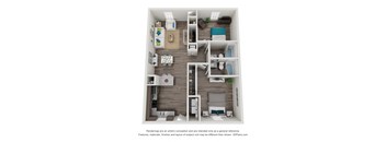 a stylized floor plan of a 2103 sqft apartment