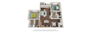bedroom floor plan an opens up concept in this design