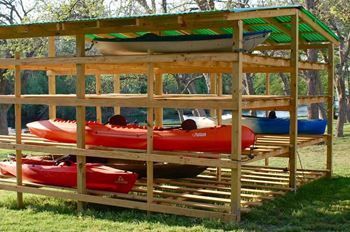 Kayak Storage at Hawthorne Riverside