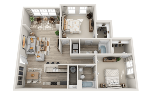 a 2400 sq ft floor plan with a bedroom and a living room