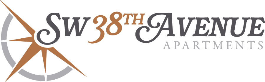 The image is a logo for Sw 38th Avenue Apartments.