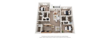 a floor plan of a 2 bedroom192 sq ft house