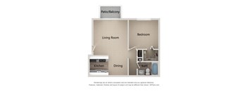 one bedroom floorplan