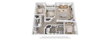 a stylized floor plan of a 2103 sq ft house