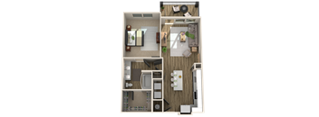 The Newton A1 Floorplan in Charlotte, NC