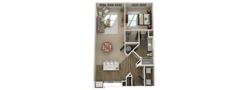 The Newton A4 Floorplan in Charlotte, NC