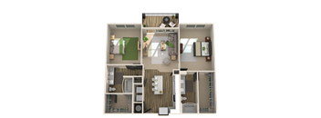 The Newton B1 Floorplan in Charlotte, NC