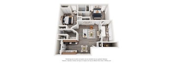 a 1 bedroom floorplan is shown in this image