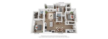 bedroom floor plan an in 2d