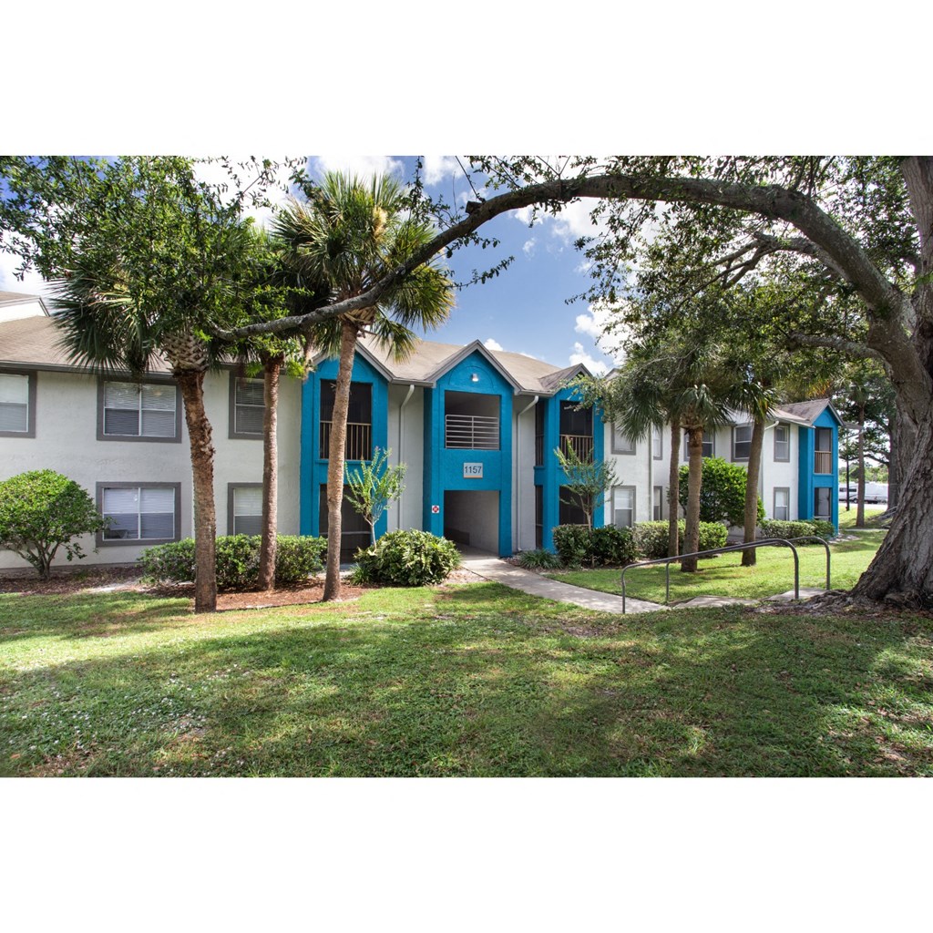 our apartments are located in a quiet neighborhood with trees