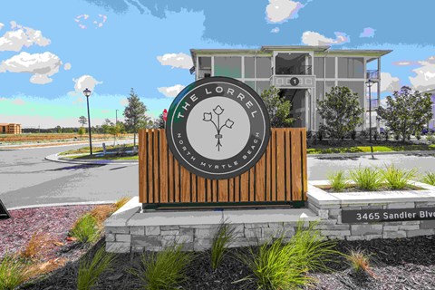 a rendering of the front sign of the loretto winery