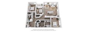 a 3 bedroom floor plan of a 2100 sq ft house