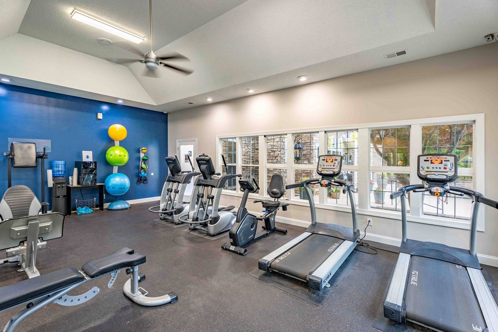 our gym is equipped with state of the art equipment for a great workout