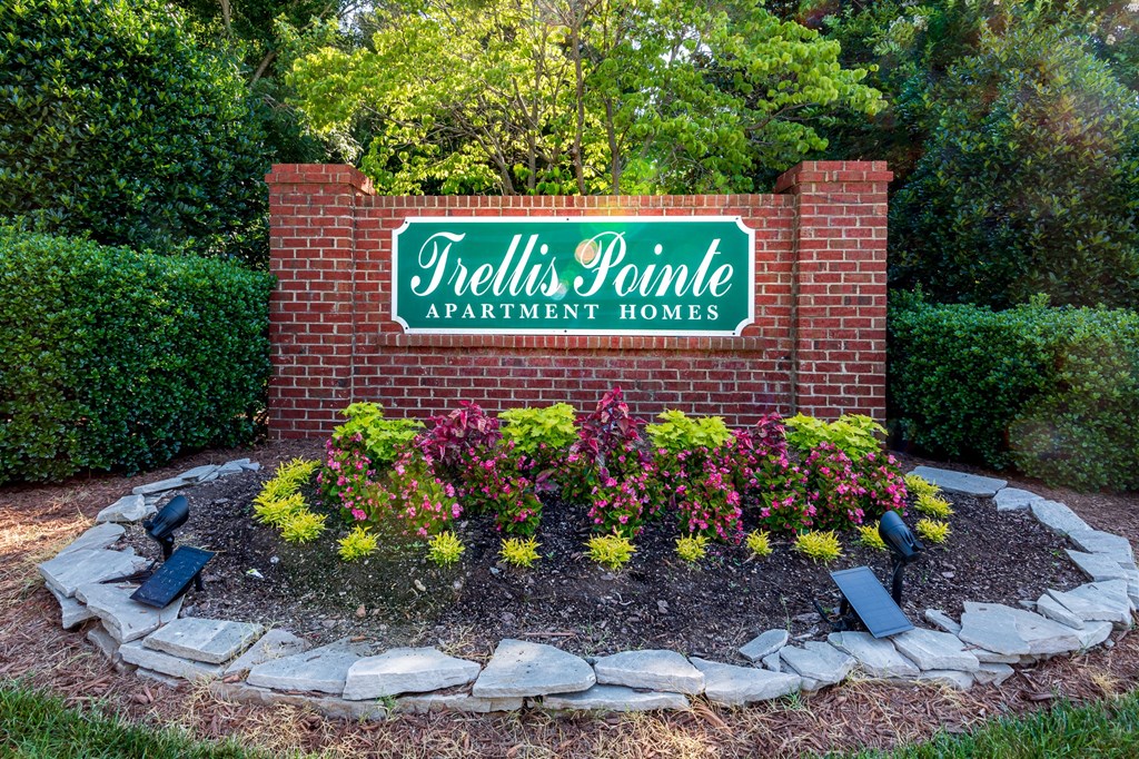 Front entrance sign