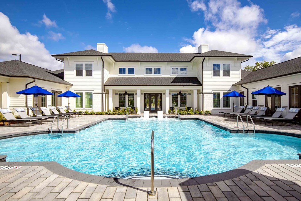 Saltwater Swimming Pool With Expansive Sundeck