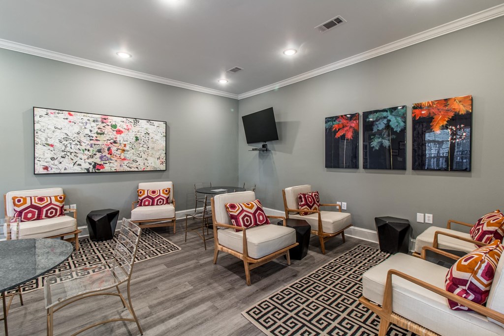 clubhouse gaming and media room