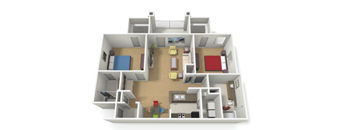 a floor plan is shown in this image