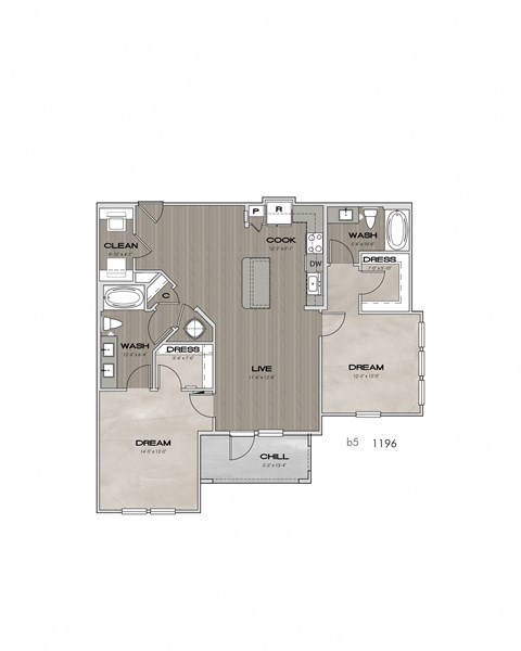 The Newton B5 Floorplan in Charlotte, NC