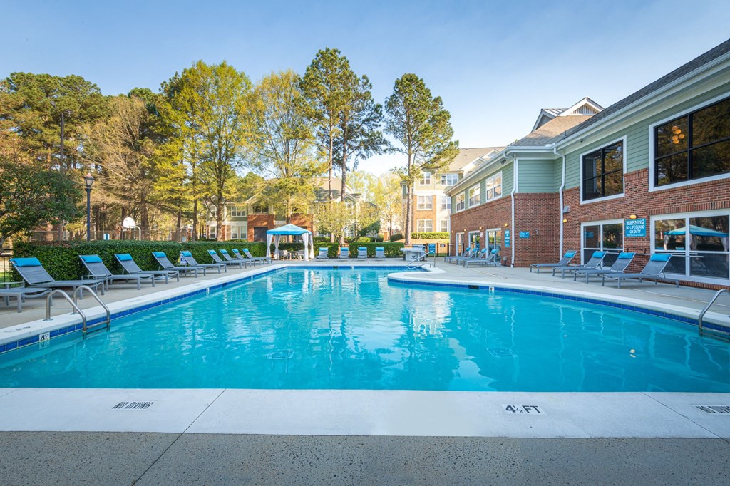 the swimming pool at our apartments