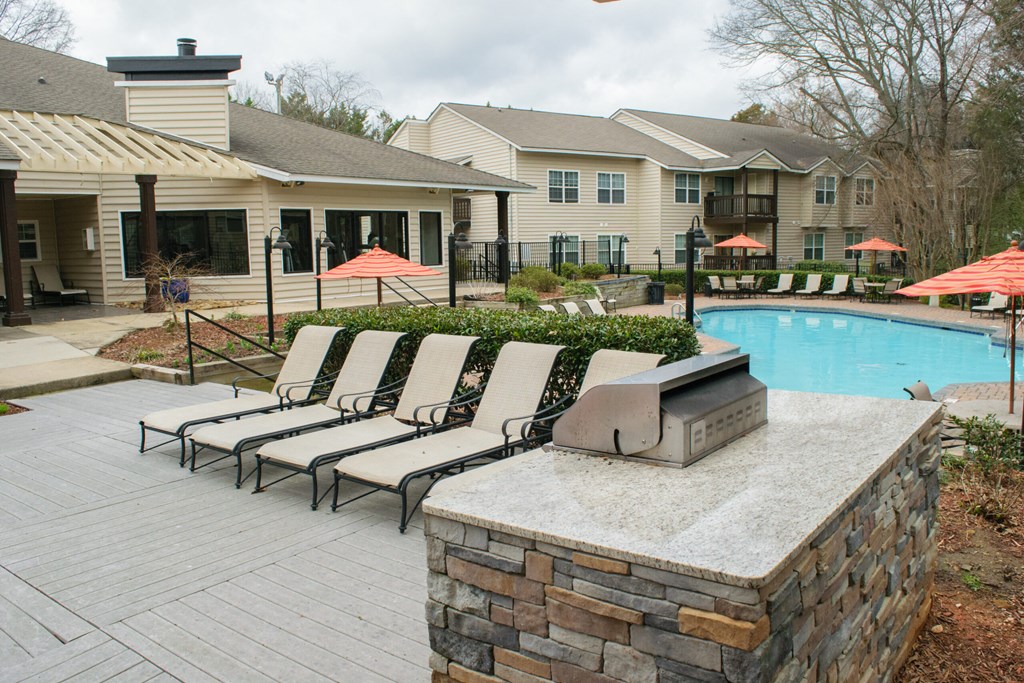 lounge and grill with pool