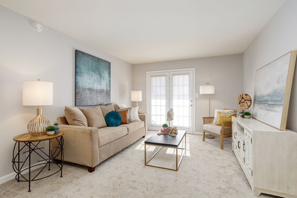 spacious living room