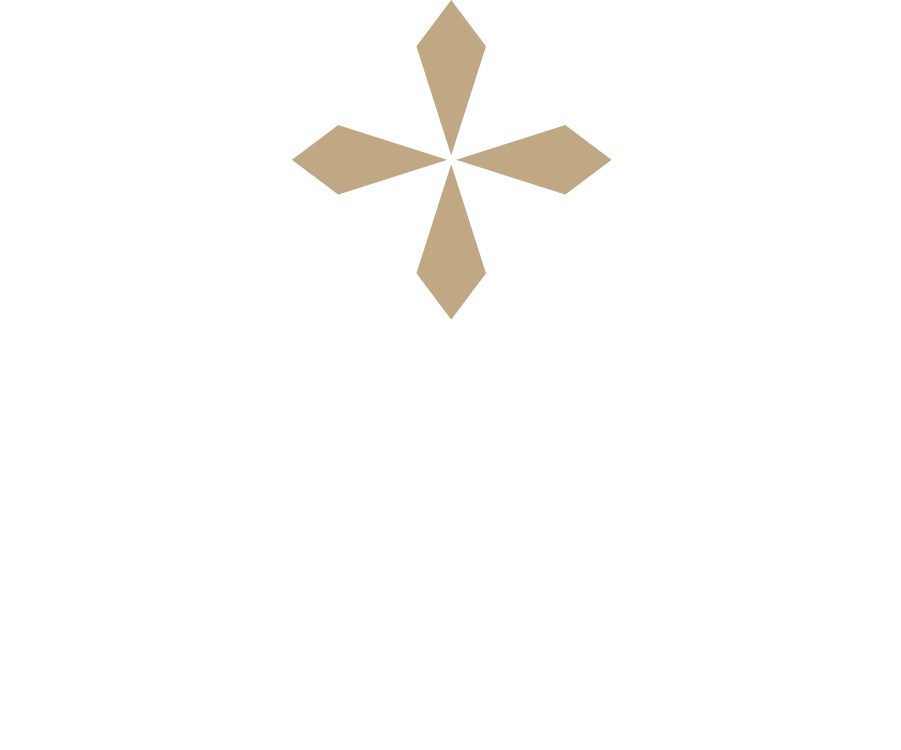 A black and white image of a logo for Main Street Square Apartments.