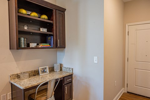 Custom Nook at Hawthorne at the Station in Wilmington, NC