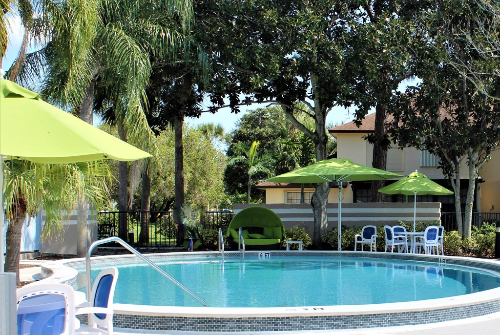 Sparkling Swimming Pool at Park Village in Melbourne, FL